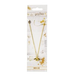 Harry Potter - Collier breloque Golden Snitch (Doré)
