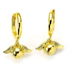 Harry Potter - Earrings Golden Snitch (Golden Tone)