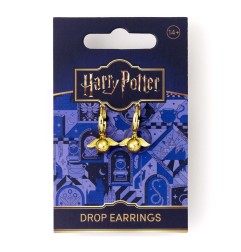 Harry Potter - Paire de boucles d'oreilles Golden Snitch (Doré)