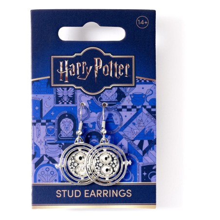Harry Potter - Paire de boucles d'oreilles Time Turner (Argenté)