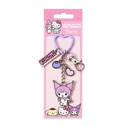 Hello Kitty - Porte-clés avec breloques Kuromi 15 cm