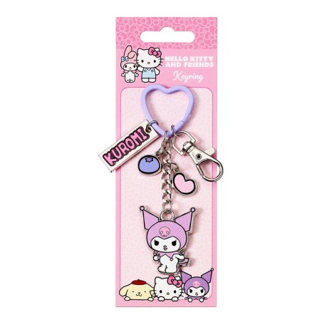 Hello Kitty - Porte-clés avec breloques Kuromi 15 cm