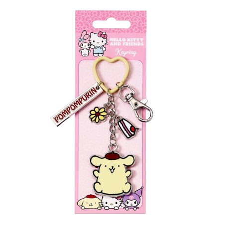 Hello Kitty - Porte-clés avec breloques Pompompurin 15 cm