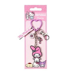 Hello Kitty - Key Chain with My Melody Charms 15 cm