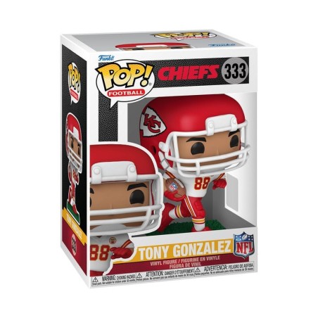 NFL - : Legends POP! Sports Vinyl Figure Legends- Tony Gonzalez(Chiefs) 9 cm