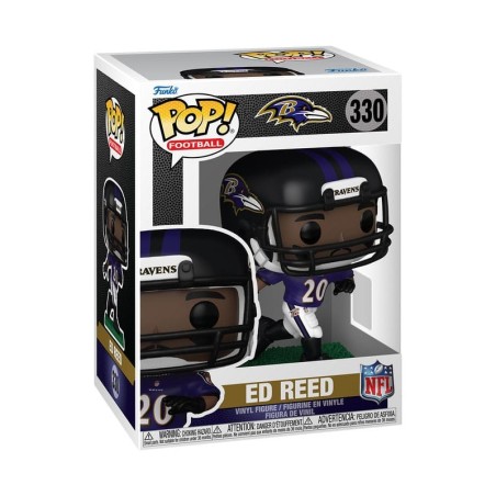 NFL - : Legends POP! Sports Vinyl Figure Legends- Ed Reed(Ravens) 9 cm