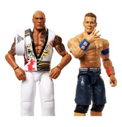WWE Main Event Showdown - Figurines The Rock Final Boss vs John Cena 2-Pack 15 cm