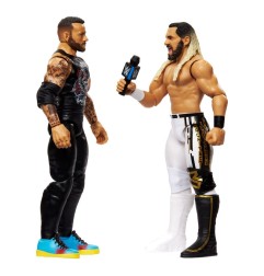 WWE Main Event Showdown - Figurines CM Punk vs Seth "Freakin" Rollins 2-Pack 15 cm