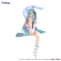 Hatsune Miku - Noodle Stopper PVC Statue  Rabbit Ear Hood Pajama Blue Color Ver. 14 cm