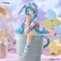 Hatsune Miku - Statuette Noodle Stopper Hatsune Miku Rabbit Ear Hood Pajama Blue Color Ver. 14 cm Hatsune Miku - Statuette Noodle Stopper Hatsune Miku Rabbit Ear Hood Pajama Blue Color Ver. 14 cm