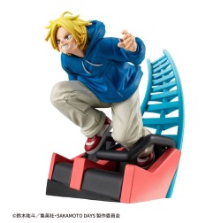 Sakamoto Days  - Pack 4 trading figures Sakamoto Days Petitrama EX Series Cut Out Scenes Set 9 cm