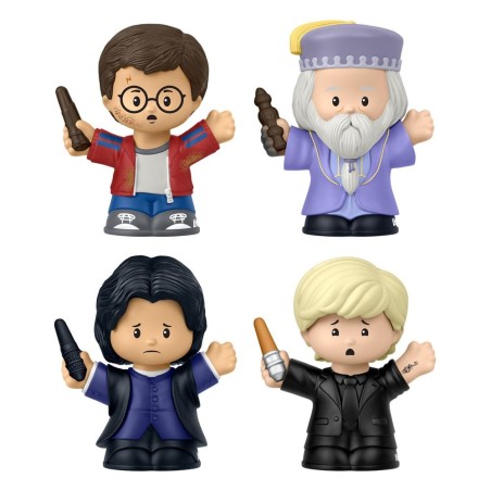 Harry Potter et le Prince de sang-mêlé - Pack 4 mini figurines Fisher-Price Little People Collector 7 cm
