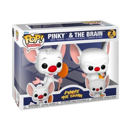 Animaniacs - POP! Television Vinyl Figures 2-Pack Pinky & The Brain 9 cm