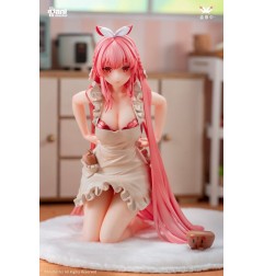 Original Character - Statuette 1/7 White Rabbit Rosu 16 cm