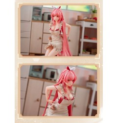 Original Character - Statue 1/7 White Rabbit Rosu 16 cm