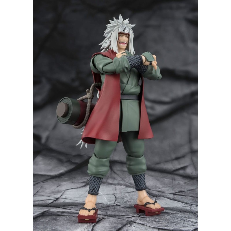Naruto - Figurine S.H.Figuarts Jiraiya Hidden Leaf Heroic Master Sage (Sage Mode Set) 17 cm