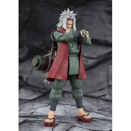 Naruto - S.H.Figuarts Action Figure Jiraiya Hidden Leaf Heroic Master Sage (Sage Mode Set) 17 cm