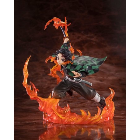 Demon Slayer: Kimetsu no Yaiba - FiguartsZERO PVC Statue Kamado Tanjiro (Kyojuro Rengoku's Sword Guard Ver.) 19 cm
