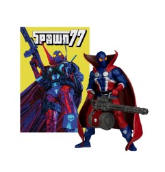 Spawn Page Punchers - Figurine Spawn 1977 Red and Blue (Chase) Red Platinum Edition 18 cm