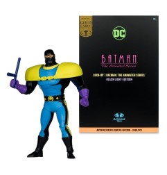 Batman: The Animated Series DC Direct - Figurine Build-A Wave 5 Lock-Up Black Light Edition (Gold Label) 15 cm