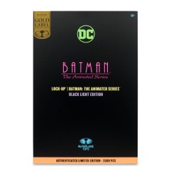 Batman: The Animated Series DC Direct - Figurine Build-A Wave 5 Lock-Up Black Light Edition (Gold Label) 15 cm