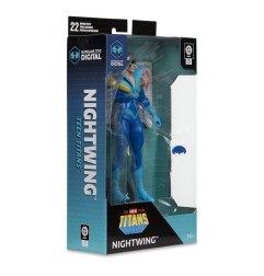 DC Direct McFarlane Toys Digital - Figurine Nightwing (Teen Titans) 18 cm