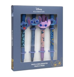 Lilo & Stitch - Pack 4 stylos à bille Lilo & Stitch