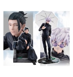Jujutsu Kaisen - Pack 2 statuettes Suguru Geto & Satoru Gojo Kosen Ver. (avec bonus)