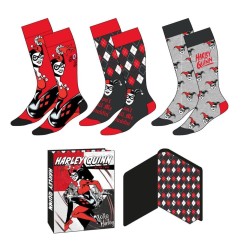 DC Comics - Socks 3-Pack Harley Quinn 36-43
