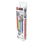 LEGO Star Wars - Pack 4 stylos à bille à encre gel Sabre Laser