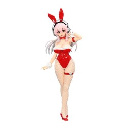 Super Sonico - BiCute Bunnies PVC Statue Red Color Ver. 30 cm