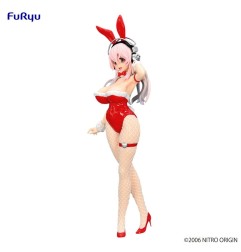 Super Sonico - Statuette BiCute Bunnies Red Color Ver. 30 cm