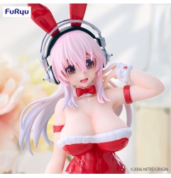 Super Sonico - Statuette BiCute Bunnies Red Color Ver. 30 cm