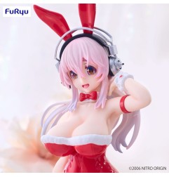 Super Sonico - Statuette BiCute Bunnies Red Color Ver. 30 cm