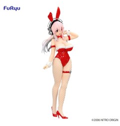 Super Sonico - Statuette BiCute Bunnies Red Color Ver. 30 cm