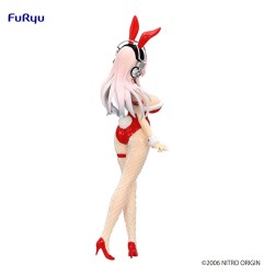 Super Sonico - BiCute Bunnies PVC Statue Red Color Ver. 30 cm