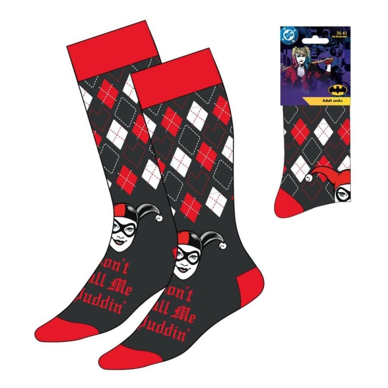 DC Comics - Socks Harley Quinn Don't Call Me Puddin 36-43