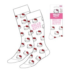Sanrio - Socks Hello Kitty Face White 36-43