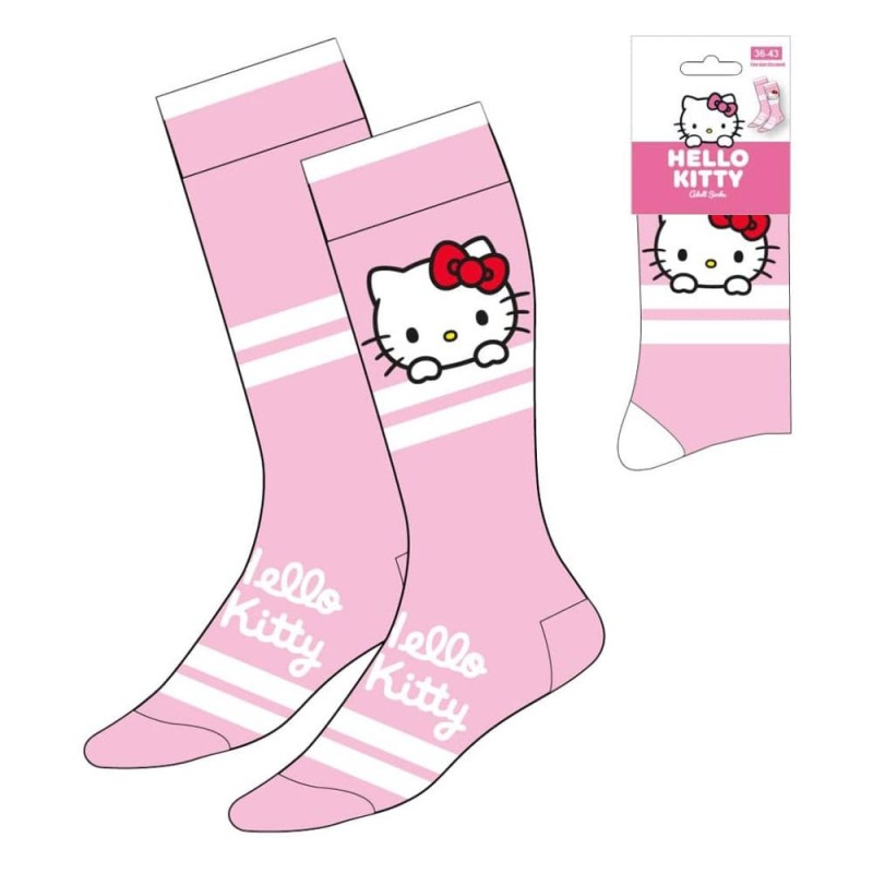 Sanrio - Socks Hello Kitty Stripes 36-43 Sanrio - Socks Hello Kitty Stripes 36-43