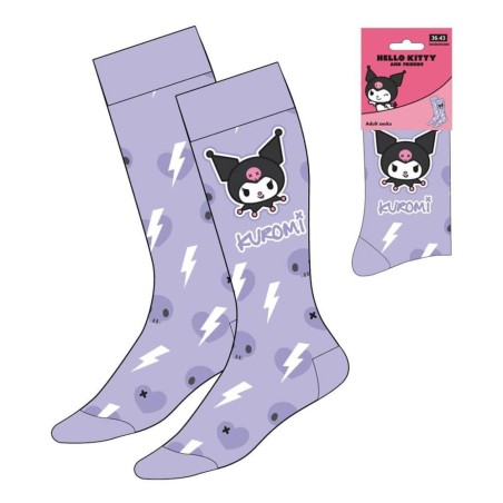 Sanrio - Paire de Chaussettes Kuromi Purple 36-43