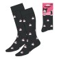Sanrio - Paire de Chaussettes Kuromi Face 36-43