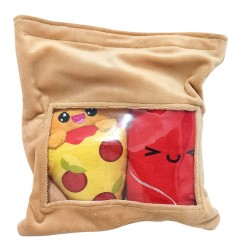 Other - Yummis Together Plush Figures 2 Pack Pizza & Cola in Take Away Bag 21 cm
