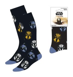 Star Wars : The Mandalorian - Paire de chaussettes Helmets 38-45
