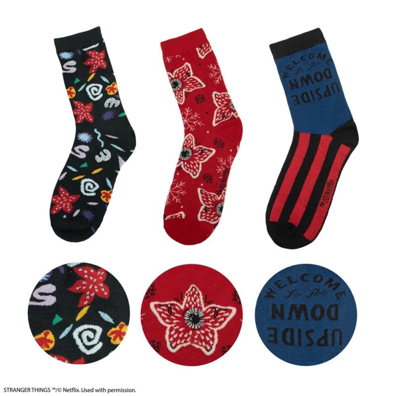Stranger Things - Pack 3 Paires de chaussettes Stranger Things Stranger Things - Pack 3 Paires de chaussettes Stranger Things