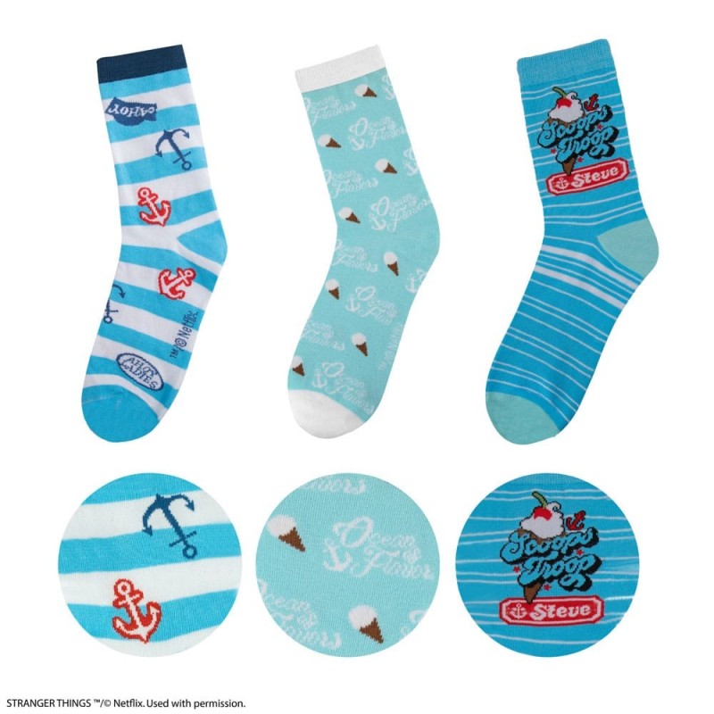 Stranger Things - Pack 3 Paires de chaussettes Stranger Things : 1680