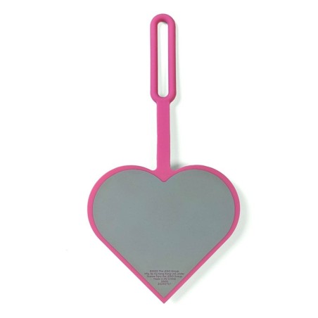 LEGO - Minifigures Luggage tag Heart Rosa 10 cm