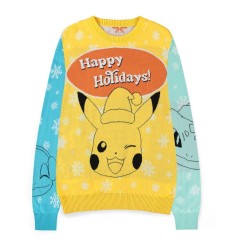Pokémon - Sweat Pikachu, Bulbasaur, Squirtle & Charmender (Christmas Jumper)
