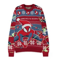 Marvel - Spider-Man Sweat Swing into the Holidays (Christmas Jumper) Size XL