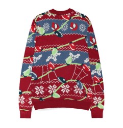 Marvel - Spider-Man Sweat Swing into the Holidays (Christmas Jumper) Size XL