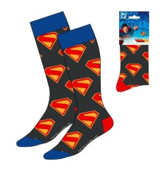 DC Comics - Socks Superman Logo Blue & Red 38-45